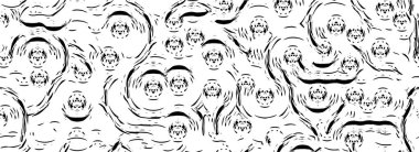 Soyut tek renkli arkaplan. Siyah ve beyaz vektör çizimi