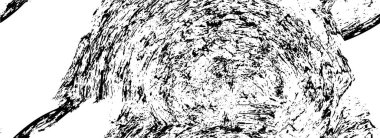 Grunge üst üste biniyor. Soyut siyah-beyaz vektör arkaplanı. Çatlak, leke ve noktalarda kirli desenli tek renkli klasik yüzey. Karanlık korku tarzında eski bir duvar.