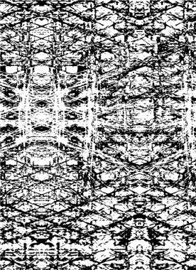 siyah ve beyaz geometrik desen. vektör illüstrasyonu