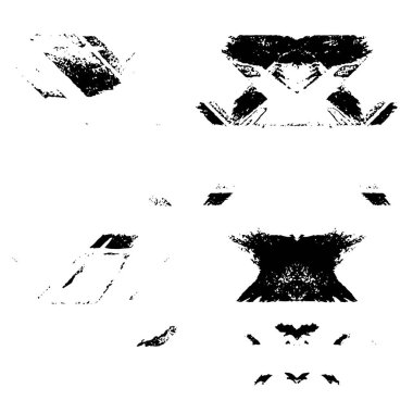 Tasarım ve grafik için soyut geometrik şekiller ve kareler