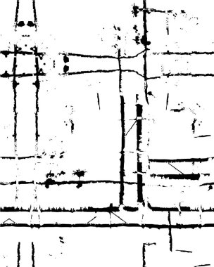 Tasarım ve grafik için soyut geometrik şekiller ve kareler