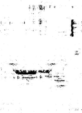 Grunge üst üste biniyor. Soyut siyah-beyaz vektör arkaplanı. Çatlak, leke ve noktalarda kirli desenli tek renkli klasik yüzey. Karanlık korku tarzında eski bir duvar.