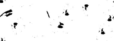 Grunge üst üste biniyor. Soyut siyah-beyaz vektör arkaplanı. Çatlak, leke ve noktalarda kirli desenli tek renkli klasik yüzey. Karanlık korku tarzında eski bir duvar.