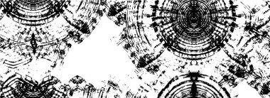 Soyut grunge arkaplan çizimi. siyah ve beyaz desen