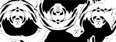 Arka plan. Siyah-beyaz desen