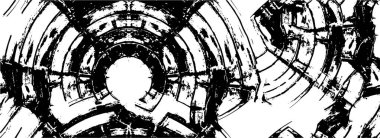 Soyut yaratıcı illüstrasyon. grunge arkaplanı