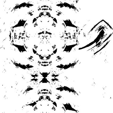 Soyut yaratıcı mürekkep çizimi. grunge dokusu