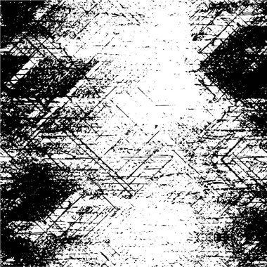 Tek renkli yaratıcı mürekkep çizimi. grunge dokusu