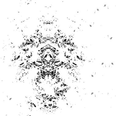 Tek renkli yaratıcı mürekkep çizimi. grunge dokusu