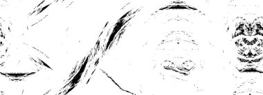 Tek renkli yaratıcı mürekkep çizimi. grunge dokusu