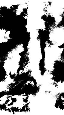 Tek renkli yaratıcı mürekkep çizimi. grunge dokusu