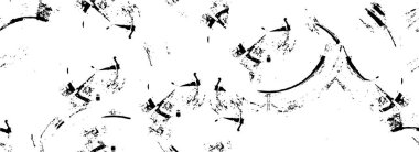 Tek renkli yaratıcı mürekkep çizimi. grunge dokusu