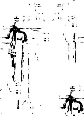 Soyut arkaplan çizimi. siyah ve beyaz desen