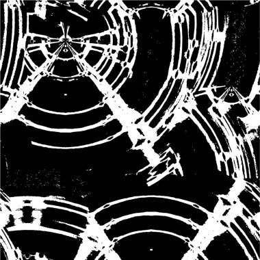 Tasarım ve grafik için soyut geometrik şekiller ve kareler