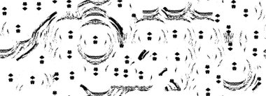 Tasarım ve grafik için soyut geometrik şekiller ve kareler