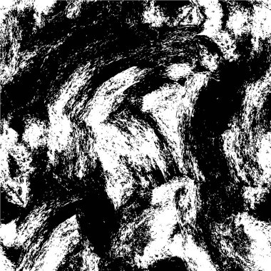 Grunge üst üste biniyor. Soyut siyah-beyaz vektör arkaplanı. Çatlak, leke ve noktalarda kirli desenli tek renkli klasik yüzey. Karanlık korku tarzında eski bir duvar.