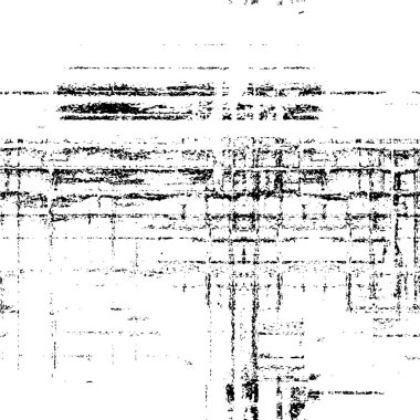 Grunge üst üste biniyor. Soyut siyah-beyaz vektör arkaplanı. Çatlak, leke ve noktalarda kirli desenli tek renkli klasik yüzey. Karanlık korku tarzında eski bir duvar.