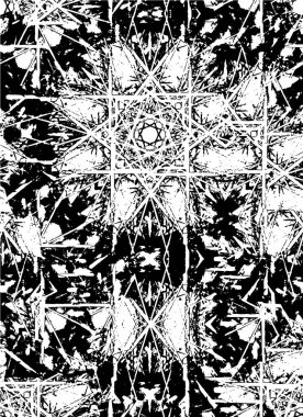 Vektör grunge dokusu. Siyah ve beyaz soyut arka plan. Bölüm 10