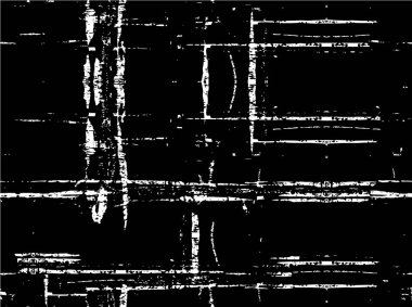 Abstract black and white vector background. Monochrome vintage surface with dirty pattern in cracks, spots, dots