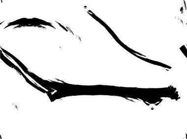 Abstract black and white vector background. Monochrome vintage surface with dirty pattern in cracks, spots, dots