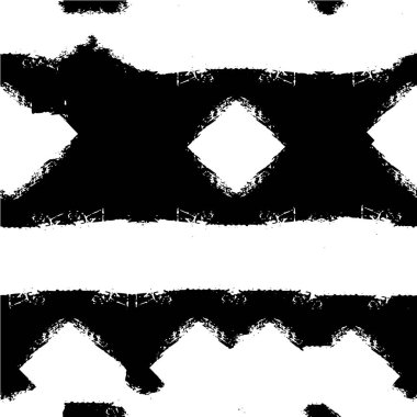 Abstract black and white vector background. Monochrome vintage surface with dirty pattern in cracks, spots, dots