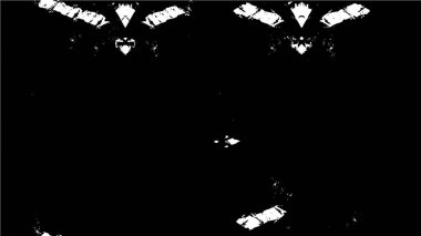 Abstract black and white vector background. Monochrome vintage surface with dirty pattern in cracks, spots, dots