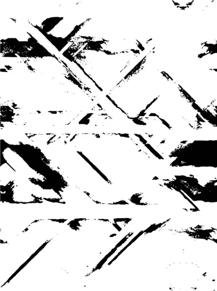 Abstrakte Grunge Hintergrundillustration Schwarz Weißes Muster — Stockvektor