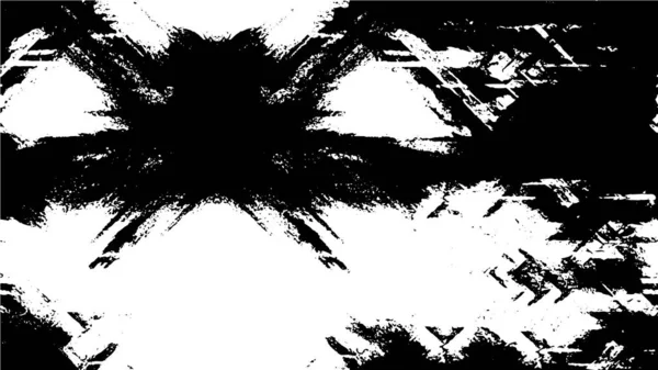Abstraktní Pozadí Černá Bílá Vzor — Stockový vektor