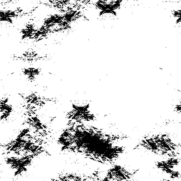 抽象的牢骚背景 黑白图案 — 图库矢量图片