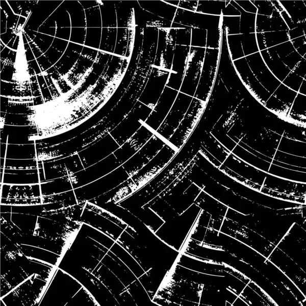 抽象的なグランジの背景 黒と白のパターン — ストックベクタ