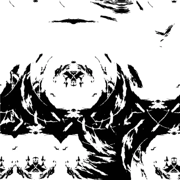 Abstraktní Kreativní Ilustrace Inkoustu Grunge Textura — Stockový vektor