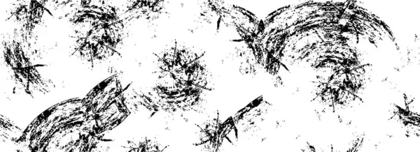 Монохромна Креативна Чорнильна Ілюстрація Гранжева Текстура — стоковий вектор