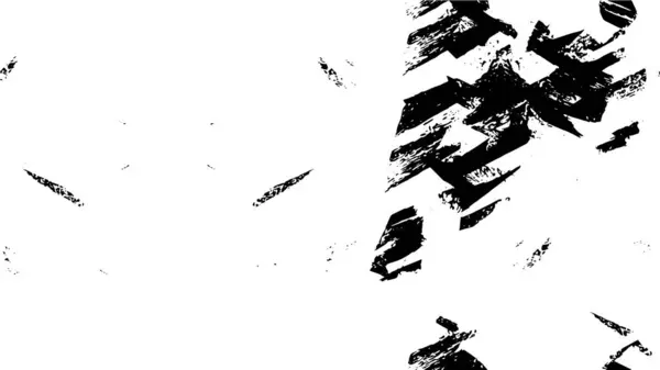 Monochroom Creatieve Inkt Illustratie Grunge Textuur — Stockvector