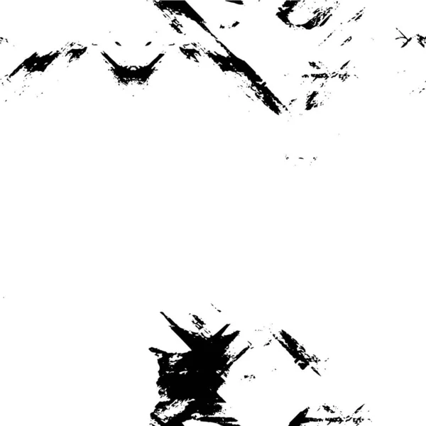 Monochrome Creative Ink Illustration Grunge Texture — Stock Vector