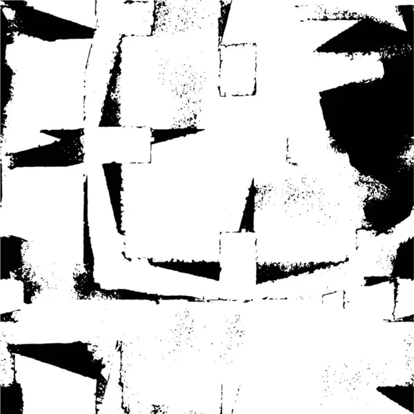 Illustrazione Inchiostro Creativo Monocromatico Grunge Texture — Vettoriale Stock