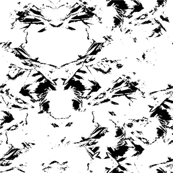 Illustrazione Inchiostro Creativo Monocromatico Grunge Texture — Vettoriale Stock