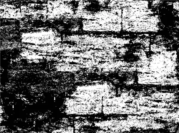 抽象的なグランジの背景 黒と白のパターン — ストックベクタ