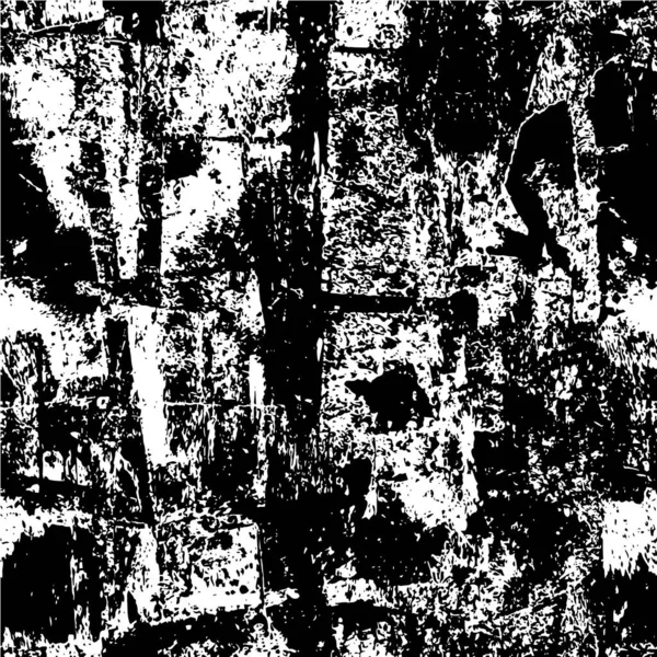 Soyut Grunge Arkaplanı Siyah Beyaz Desen — Stok Vektör