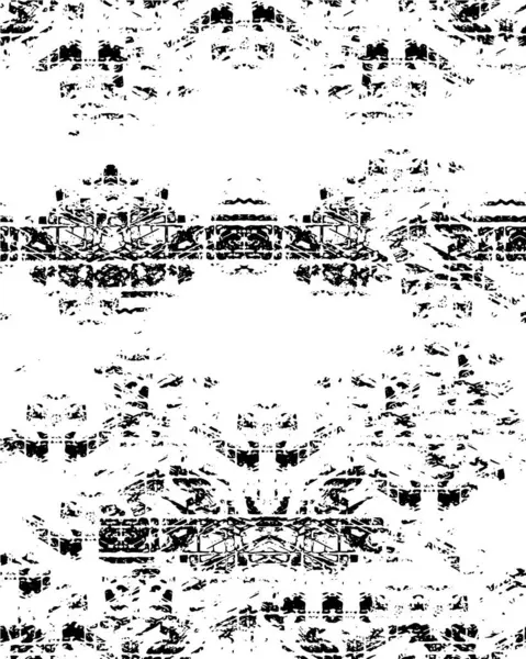 Абстрактний Фон Чорно Білий Текстурований Візерунок — стоковий вектор