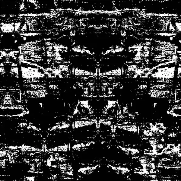抽象的な背景 黒と白のテクスチャパターン — ストックベクタ