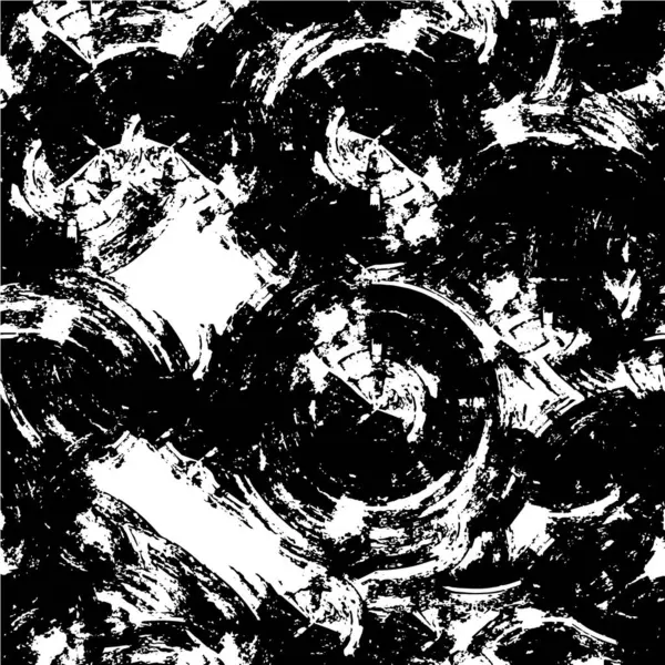 抽象的な背景 黒と白のテクスチャパターン — ストックベクタ