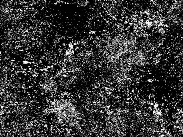 Grunge üst üste biniyor. Soyut siyah-beyaz vektör arkaplanı. Çatlak, leke ve noktalarda kirli desenli tek renkli klasik yüzey. Karanlık korku tarzında eski bir duvar.