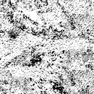 Abstract black and white vector background. Monochrome vintage surface with dirty pattern in cracks, spots, dots