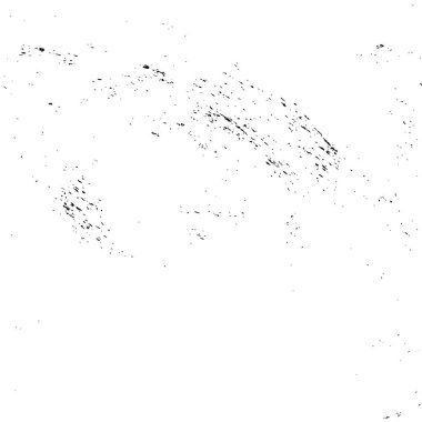 Abstract black and white vector background. Monochrome vintage surface with dirty pattern in cracks, spots, dots