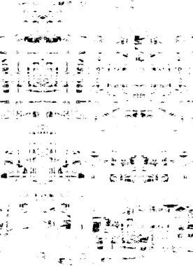 Abstract black and white vector background. Monochrome vintage surface with dirty pattern in cracks, spots, dots