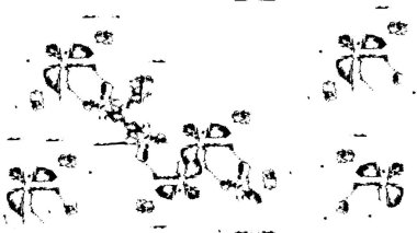 Abstract black and white vector background. Monochrome vintage surface with dirty pattern in cracks, spots, dots