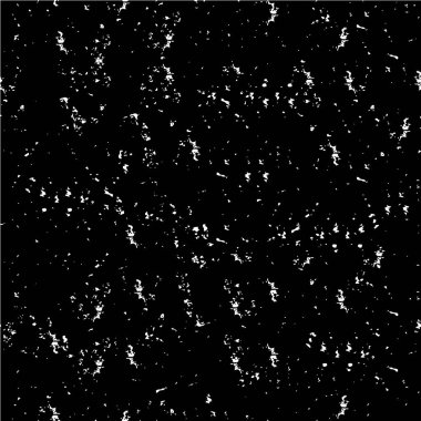 Abstract black and white vector background. Monochrome vintage surface with dirty pattern in cracks, spots, dots
