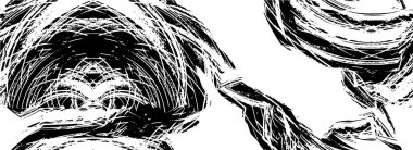 Soyut grunge arkaplanı. Monokrom dokusu. Siyah ve beyaz desenli arkaplan