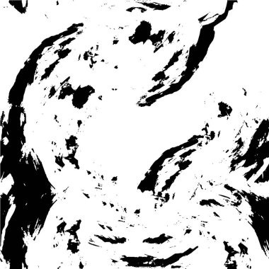 Soyut grunge arkaplanı. Monokrom dokusu. Siyah ve beyaz desenli arkaplan