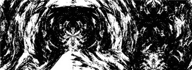 Soyut grunge arkaplanı. Monokrom dokusu. Siyah ve beyaz desenli arkaplan